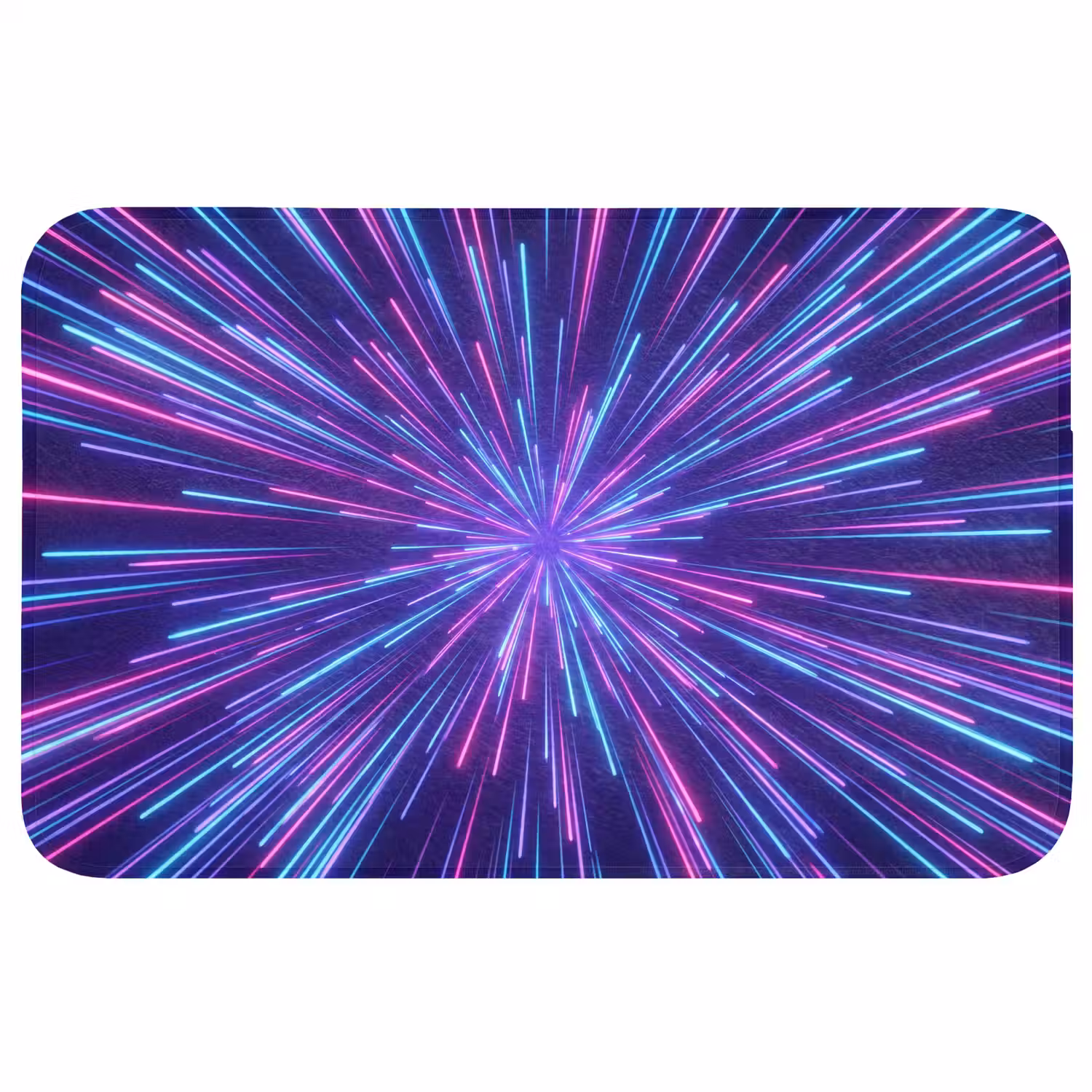 Dynamisch - Ruimte - Kleurrijk Badmat middel -3d