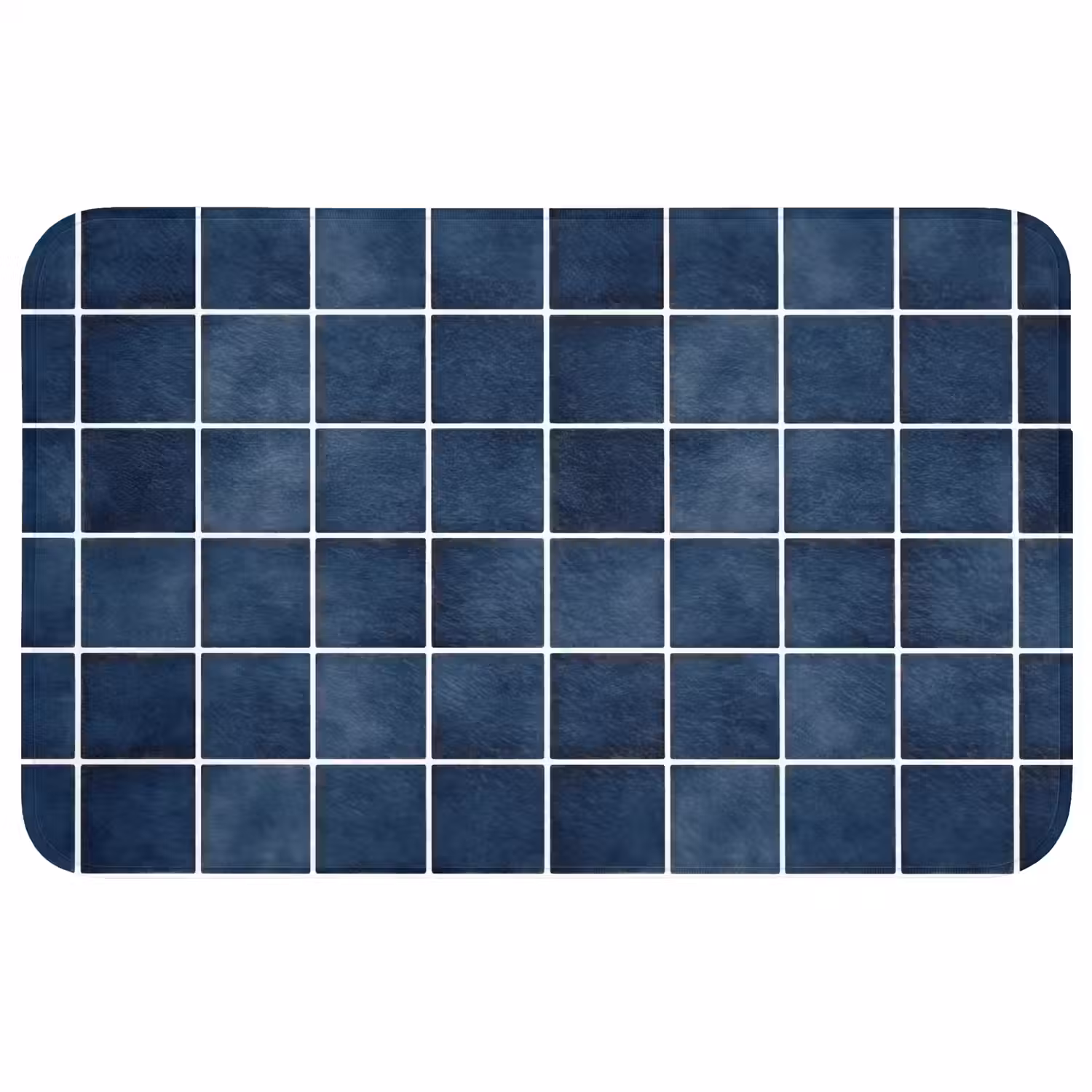 Tegel - Modern - Blauw Badmat middel 997 -3d