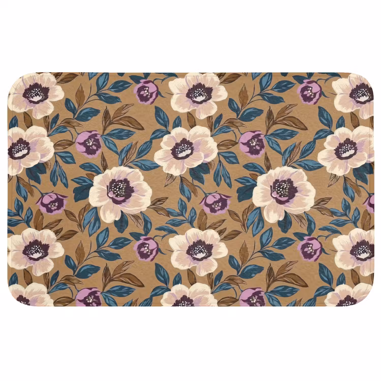 Floraal - Stilleven - Kleurrijk Badmat middel 997 -3d