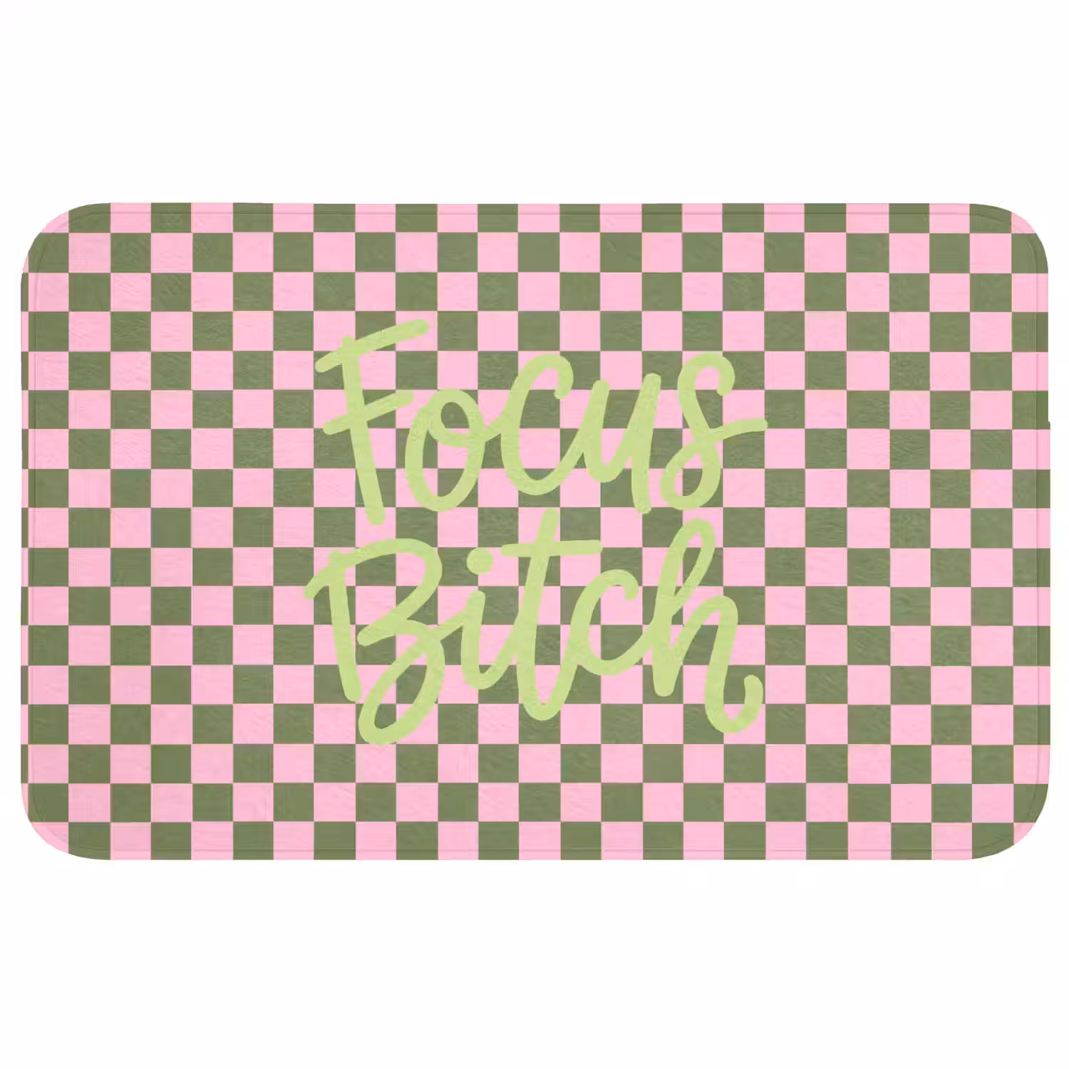 Focus - Vakken - Roze Badmat middel -3d