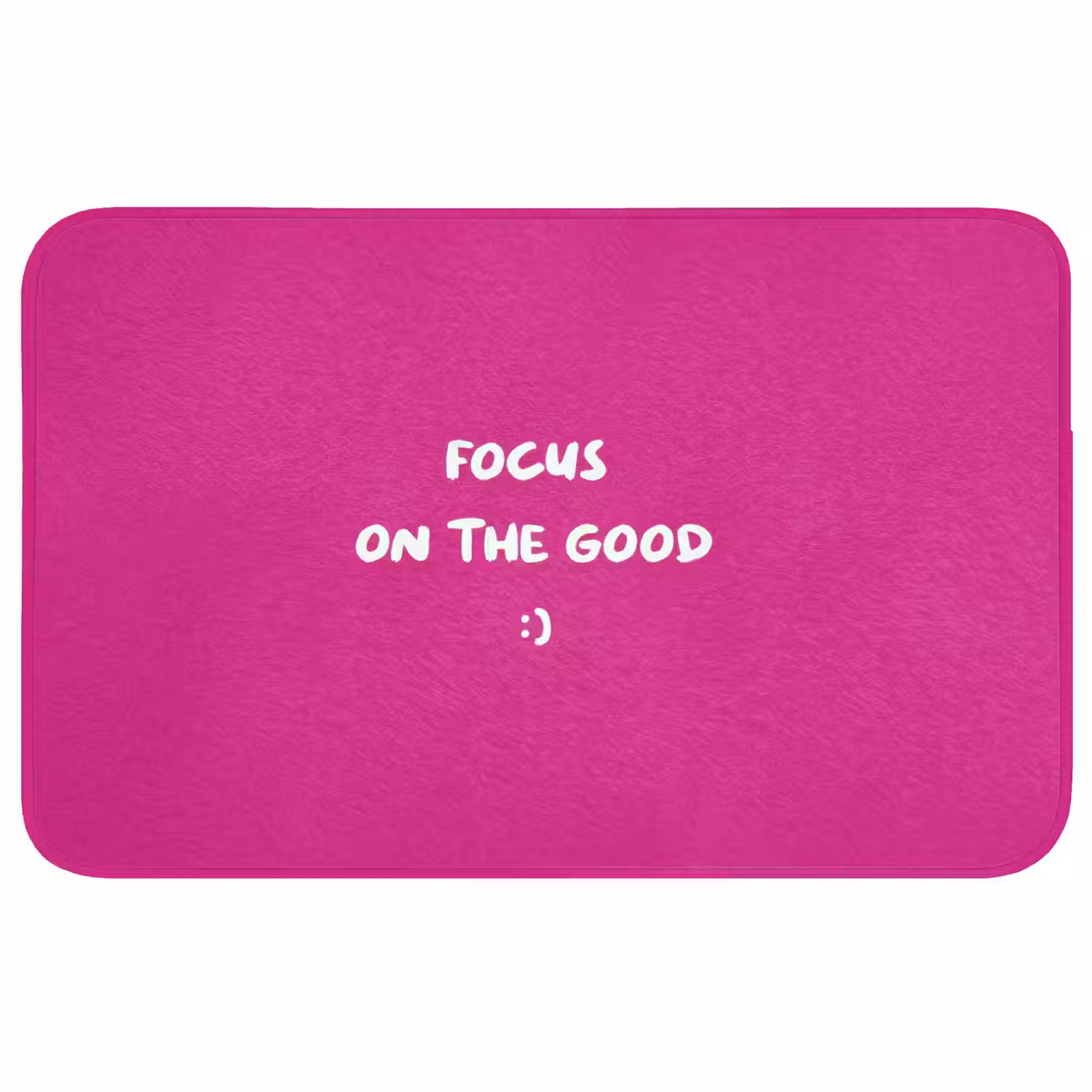 Focus - Smiley - Roze Badmat middel -3d