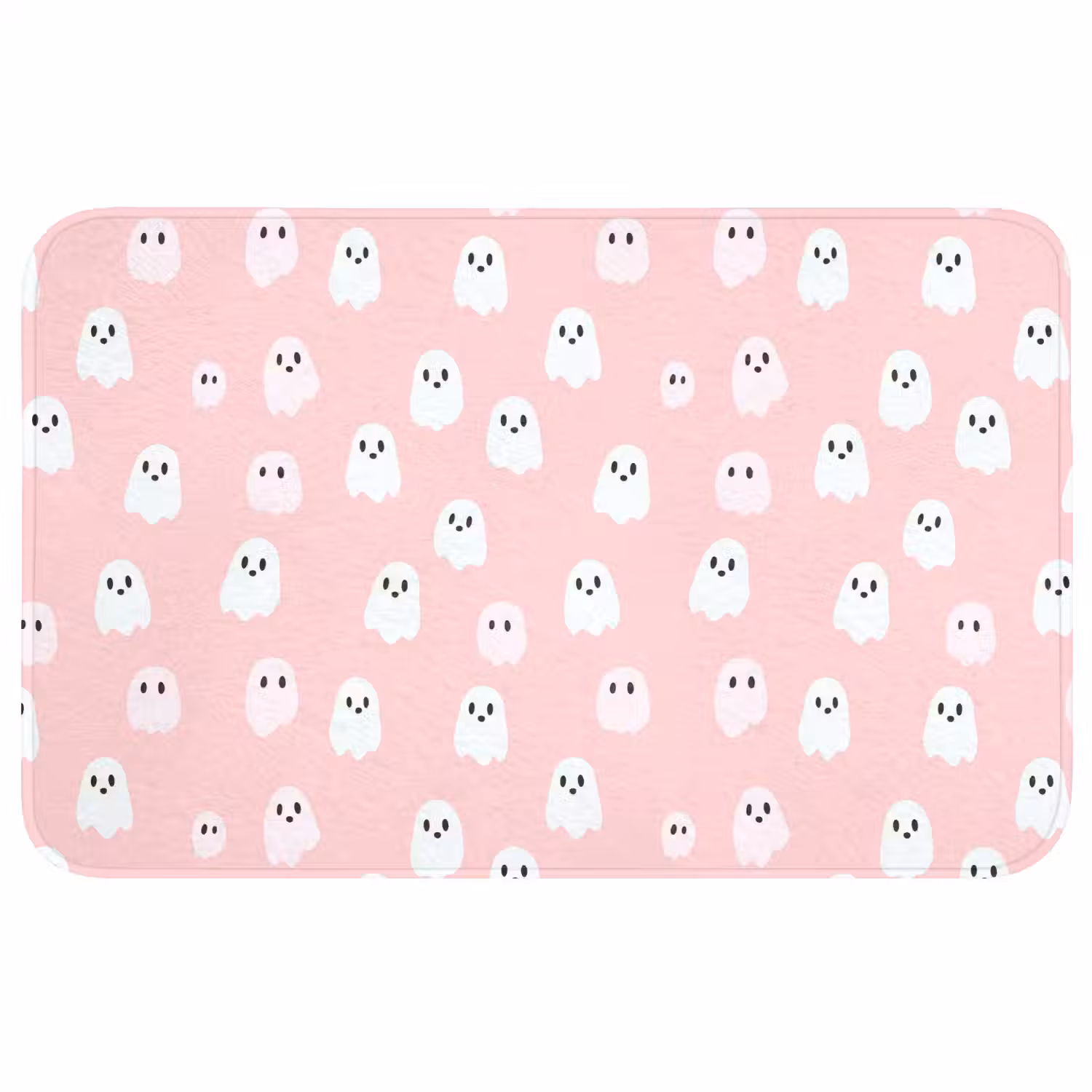 Spookjes - Patroon - Roze Badmat middel 997 -3d