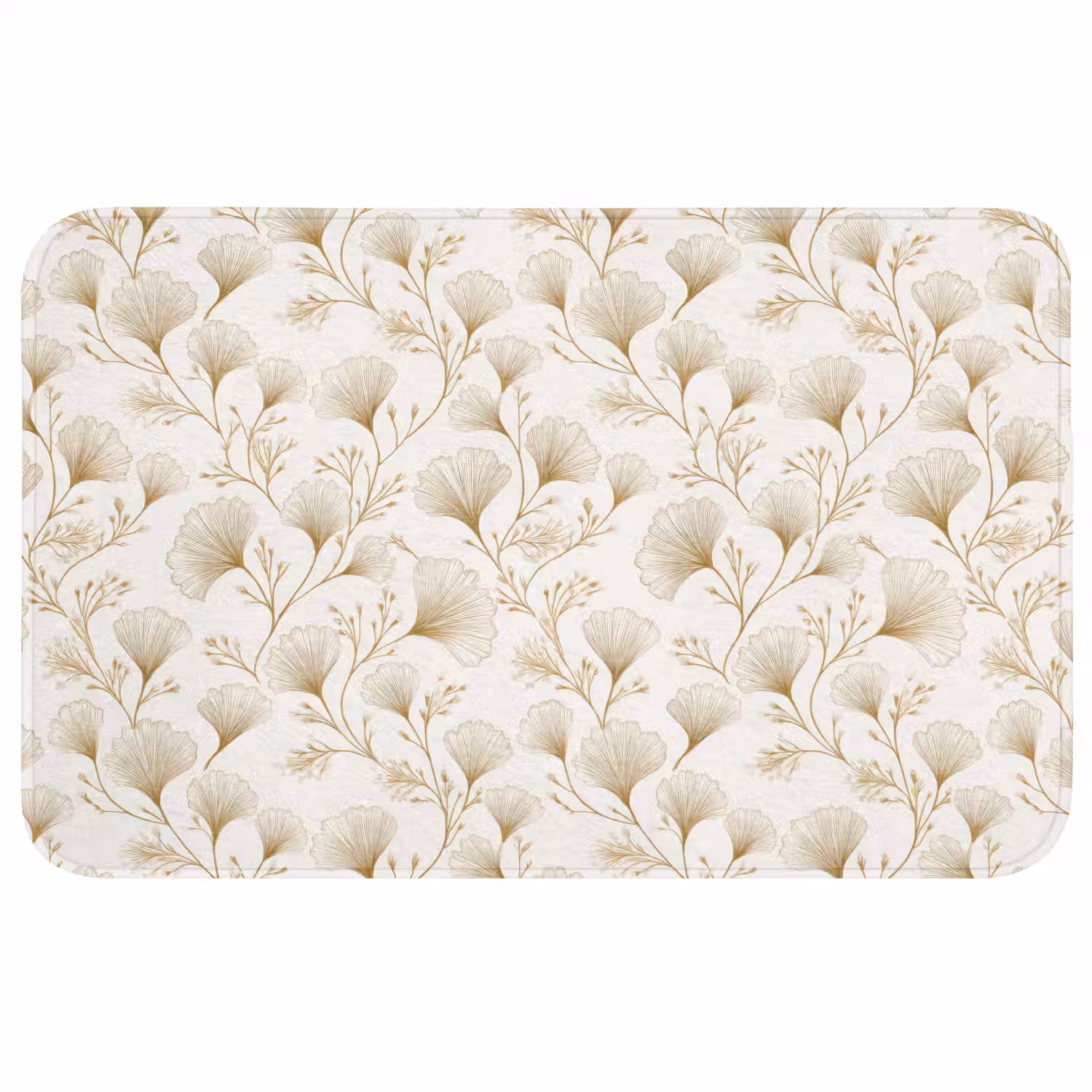 Ginkgo - Takken - Goud Badmat middel 997 -3d
