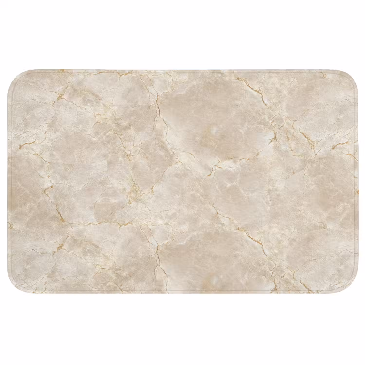 Lichtbeige - Marmer - Aders Badmat middel 997 -3d