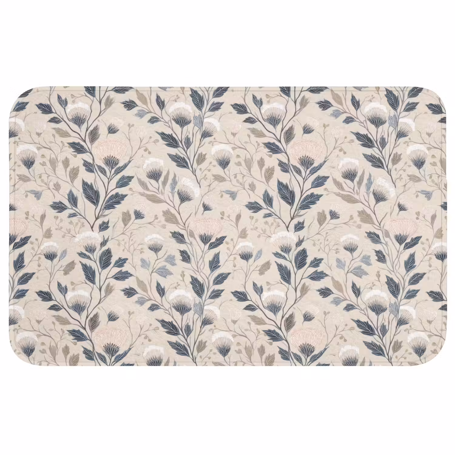 Klassiek - Botanisch - Kleurrijk Badmat middel 997 -3d