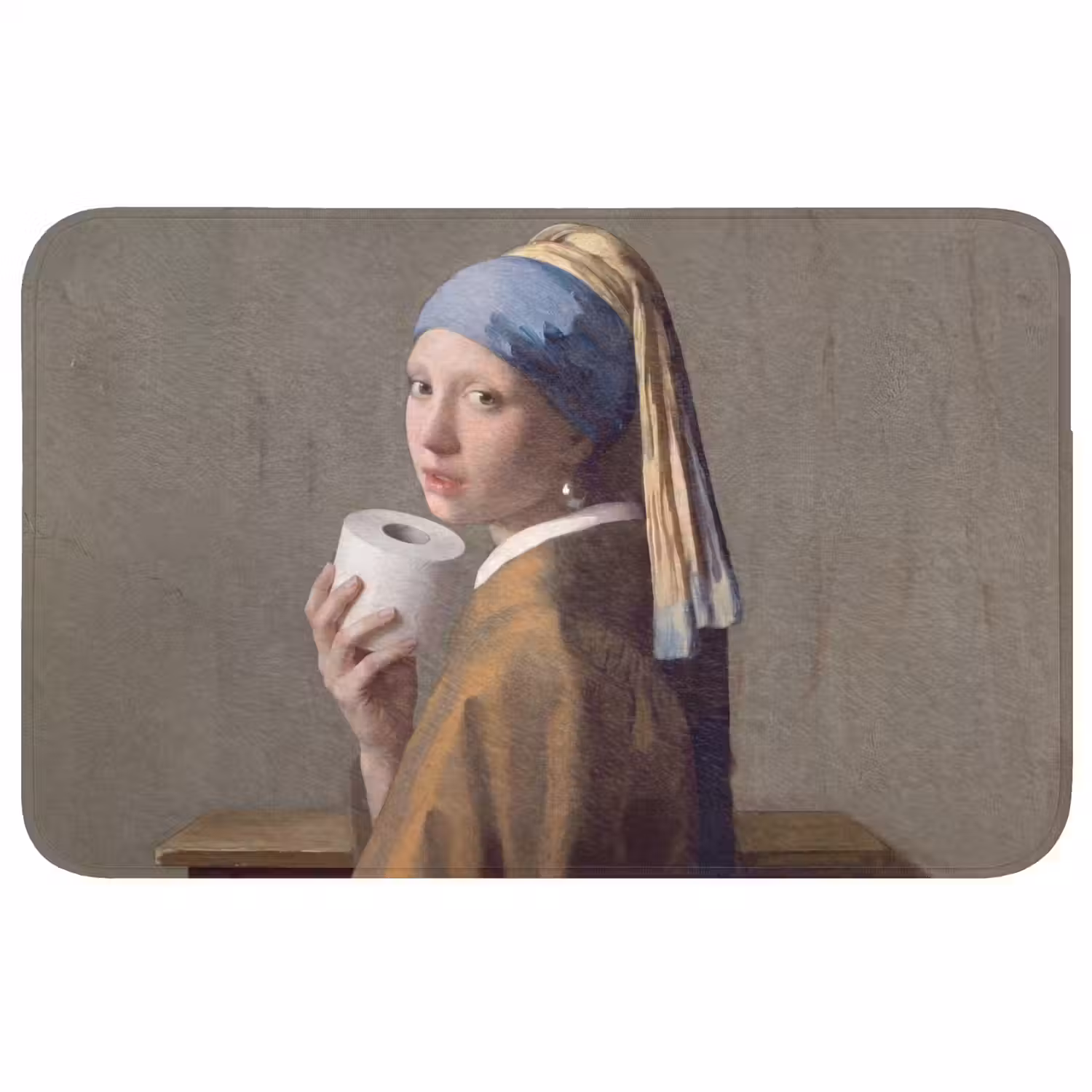 Klassiek - Humor - Kleurrijk Badmat middel -3d