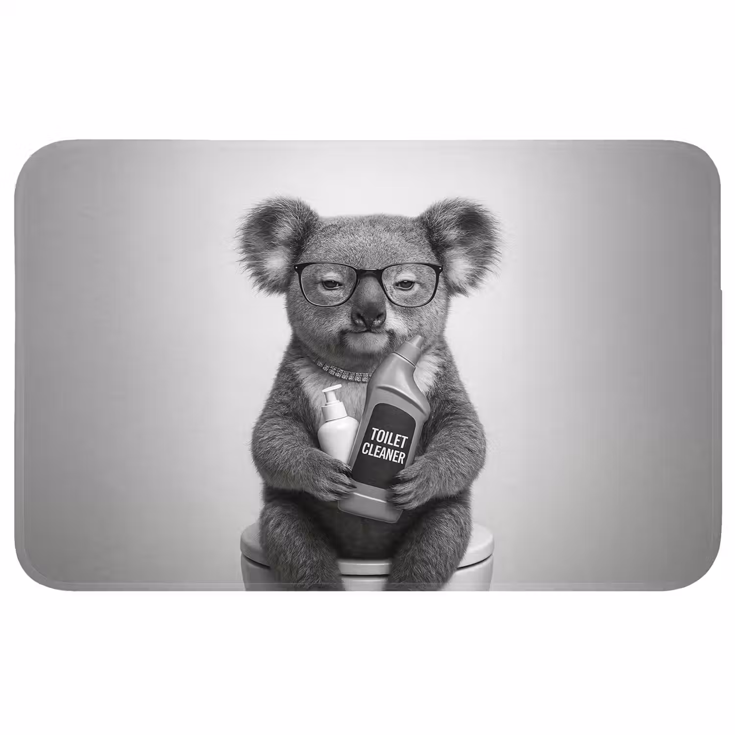Koala - Bril - Toilet Badmat middel -3d