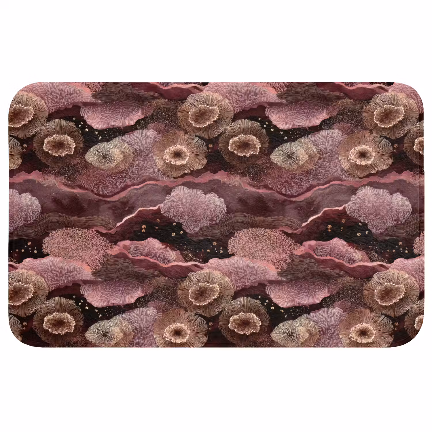 Koraal - Organisch - Roze Badmat middel 997 -3d