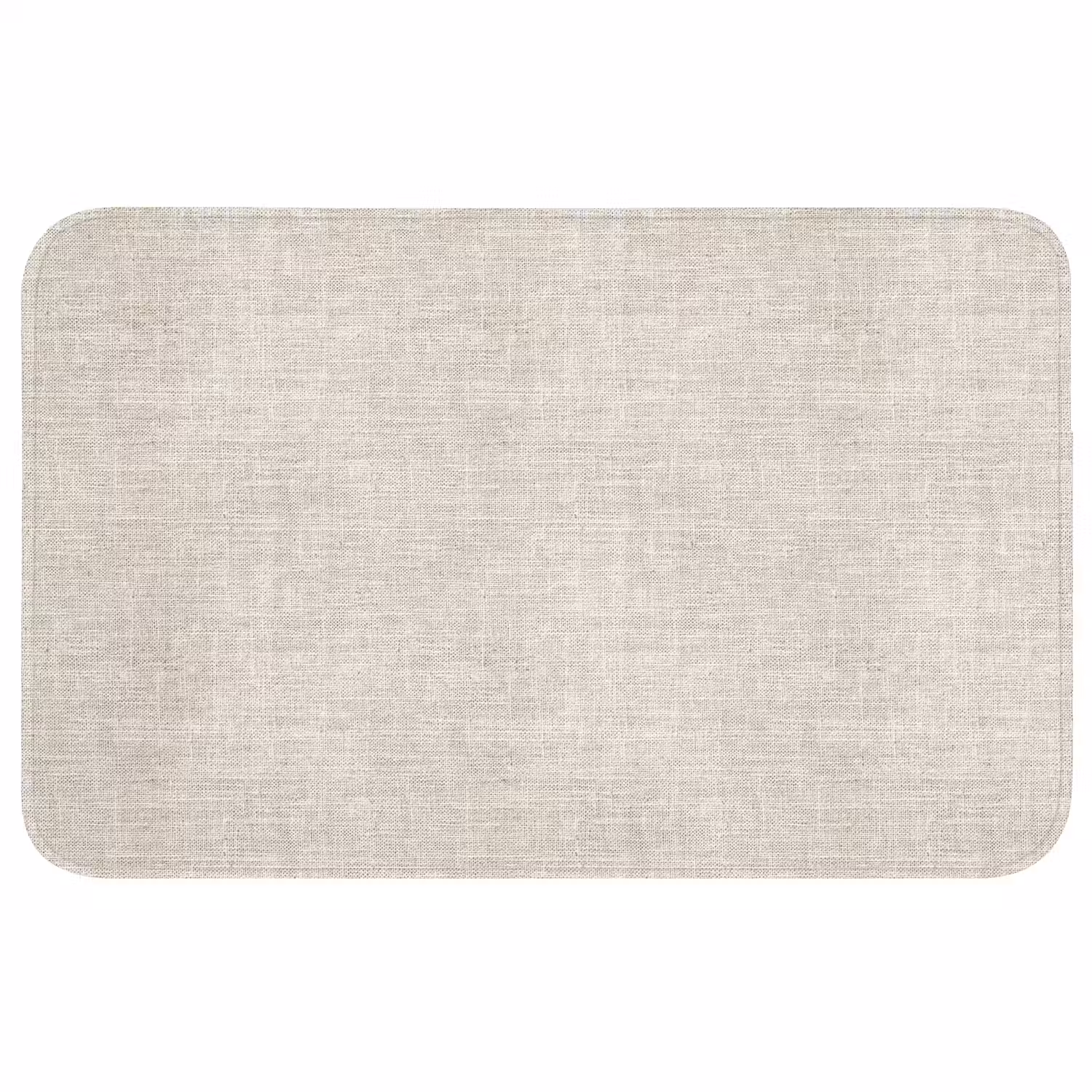 Linnen - Textuur - Beige Badmat middel 997 -3d