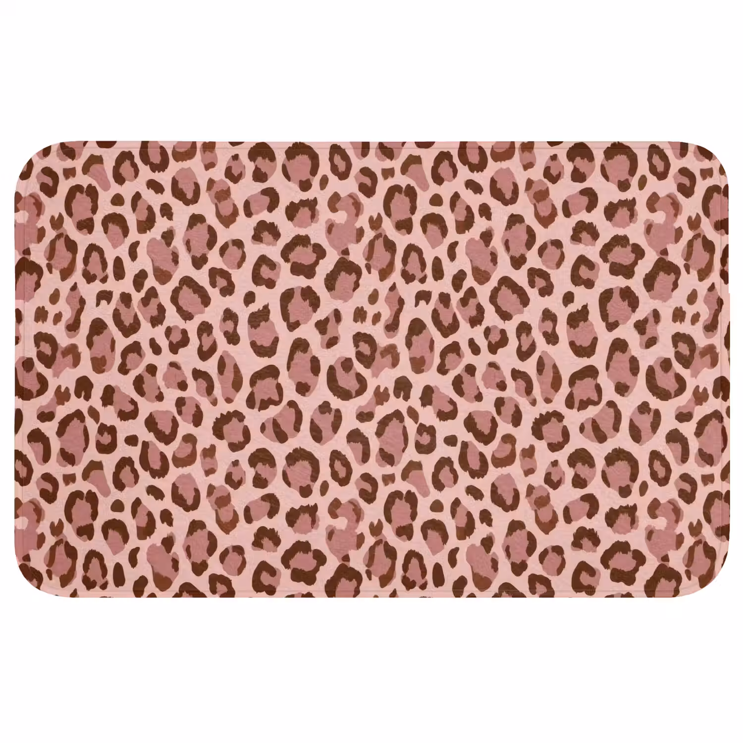 Luipaard - Patroon - Roze Badmat middel 997 -3d