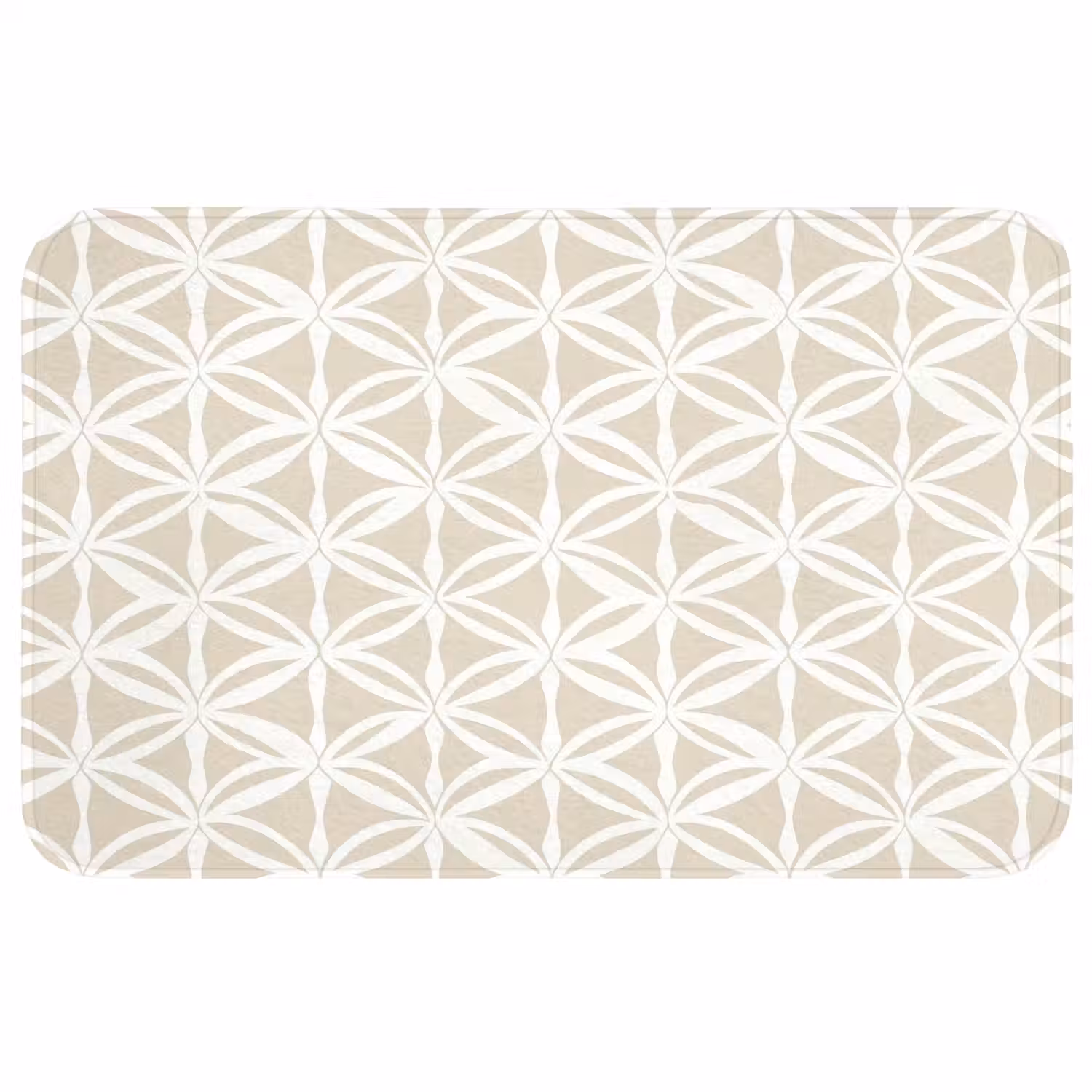 Motief - Modern - Beige Badmat middel 997 -3d