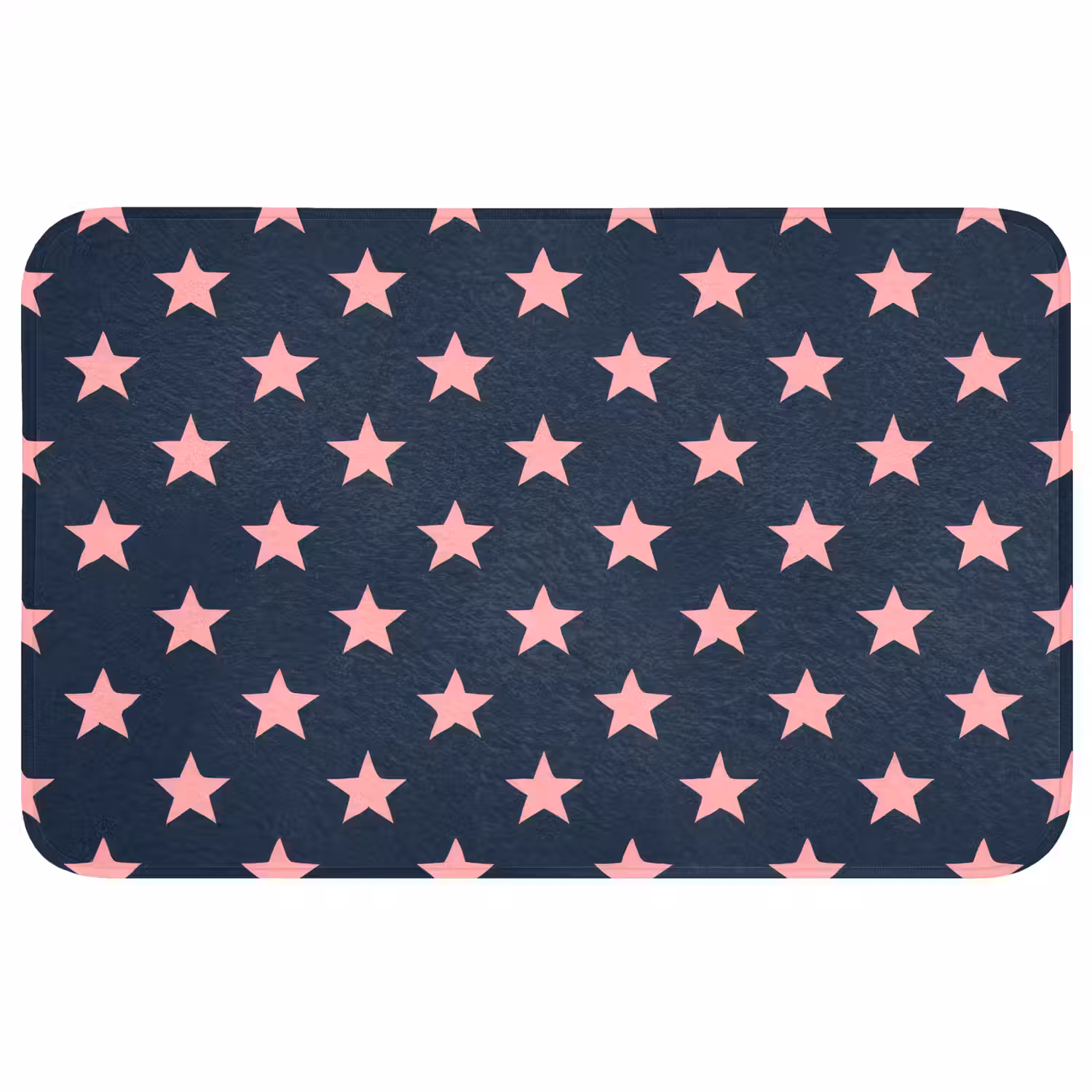 Patroon - Sterren - Roze Badmat middel 997 -3d