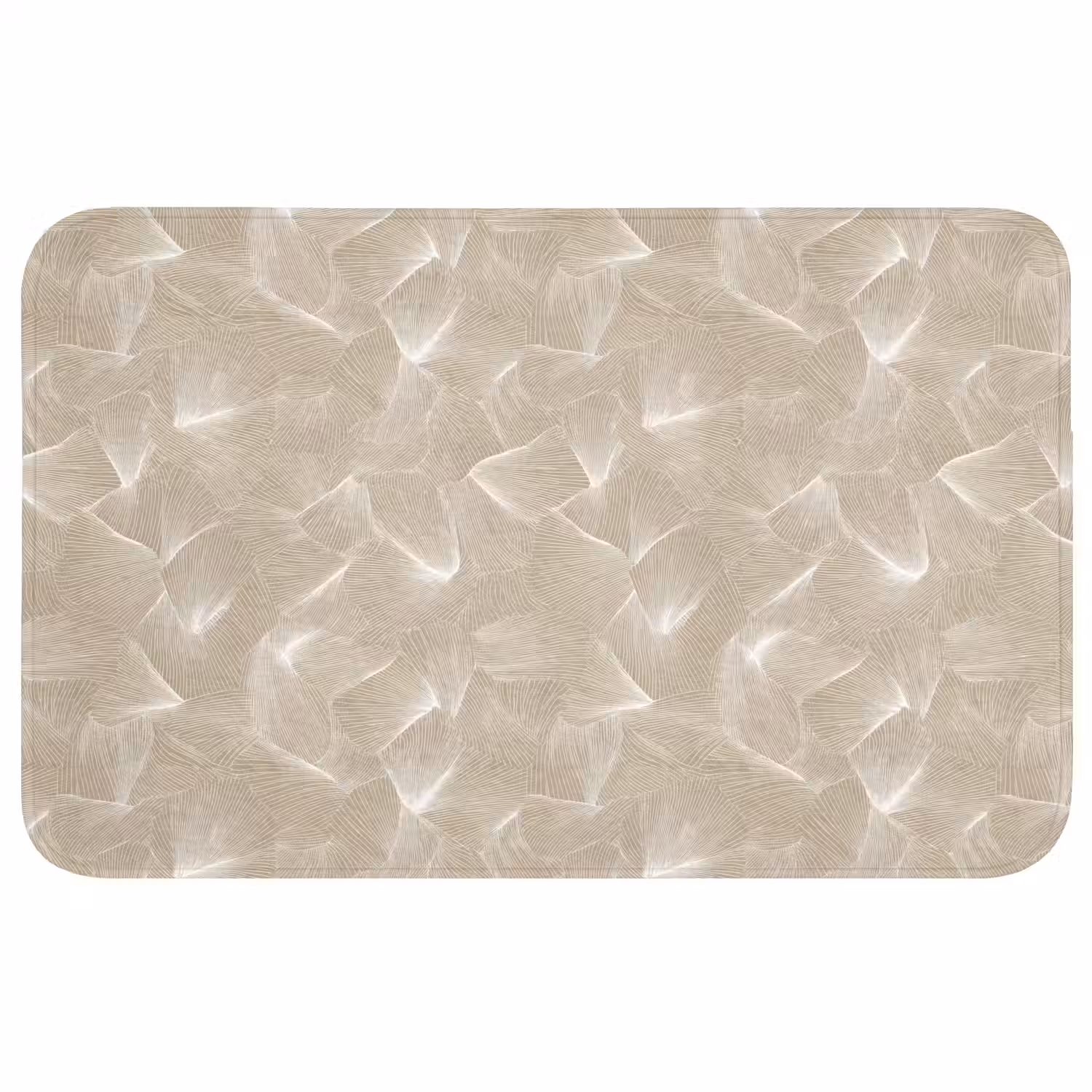 Organisch - Textuur - Beige Badmat middel 997 -3d