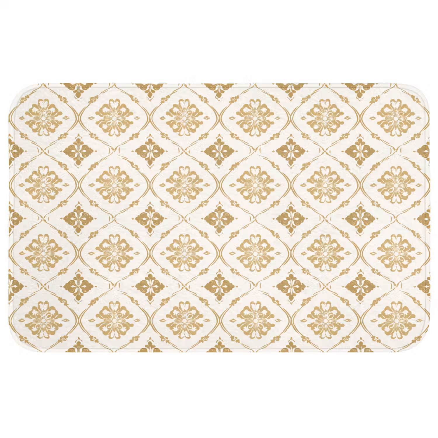 Ornament - Klassiek - Goud Badmat middel 997 -3d