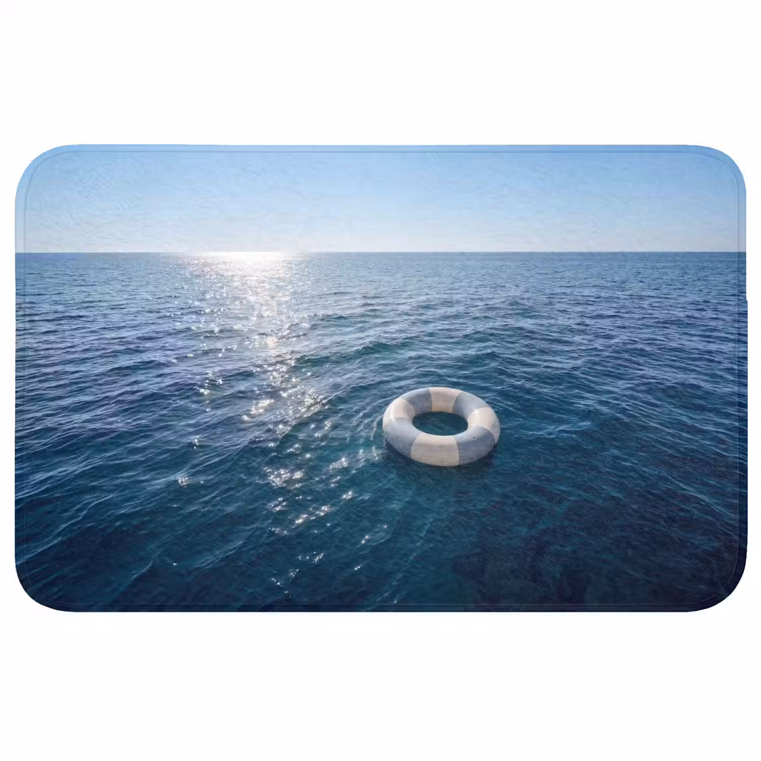 Oceaan - Zwemband - Horizon Badmat middel -3d