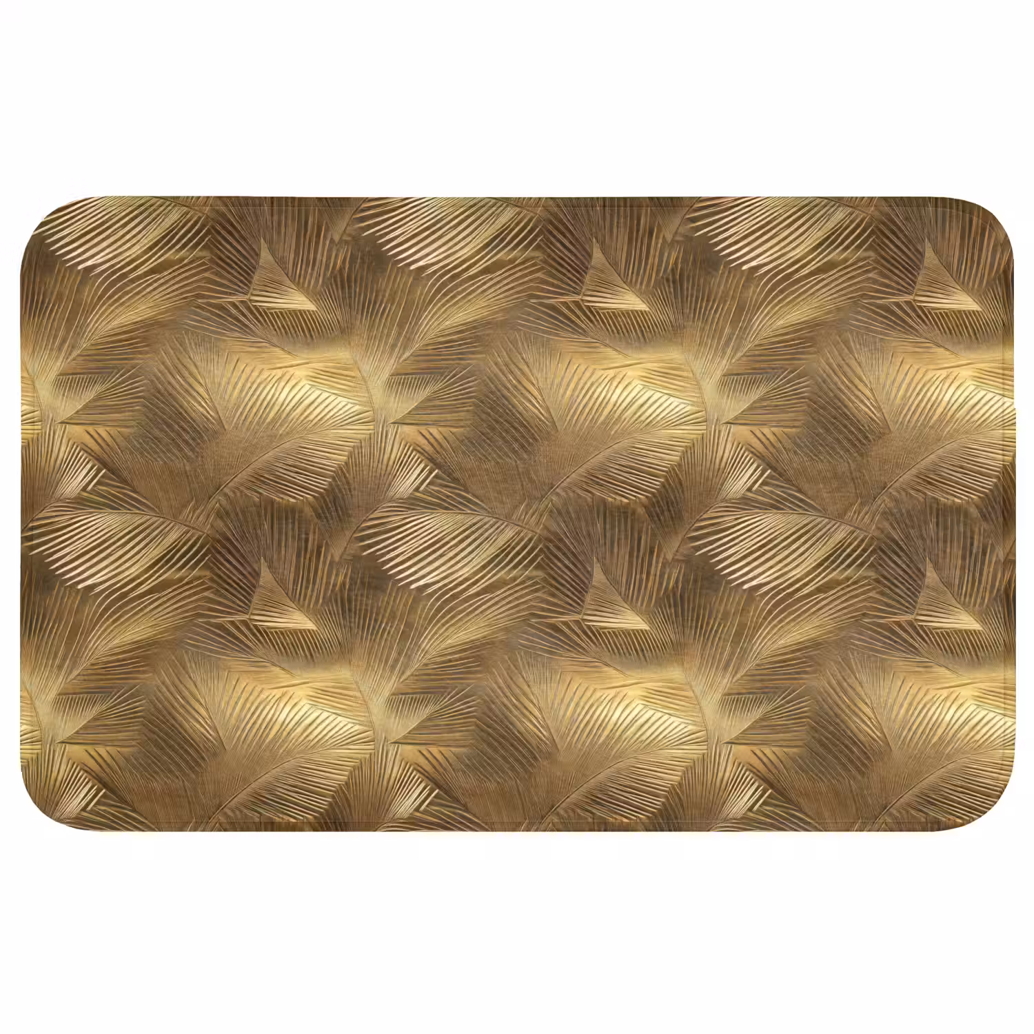 Palm - Waaier - Goud Badmat middel 997 -3d