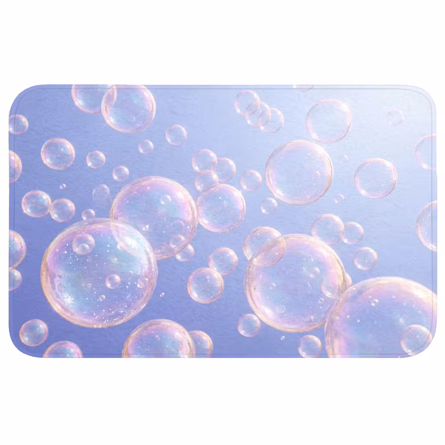 Pastel - Bubbels - Dromerig Badmat middel -3d