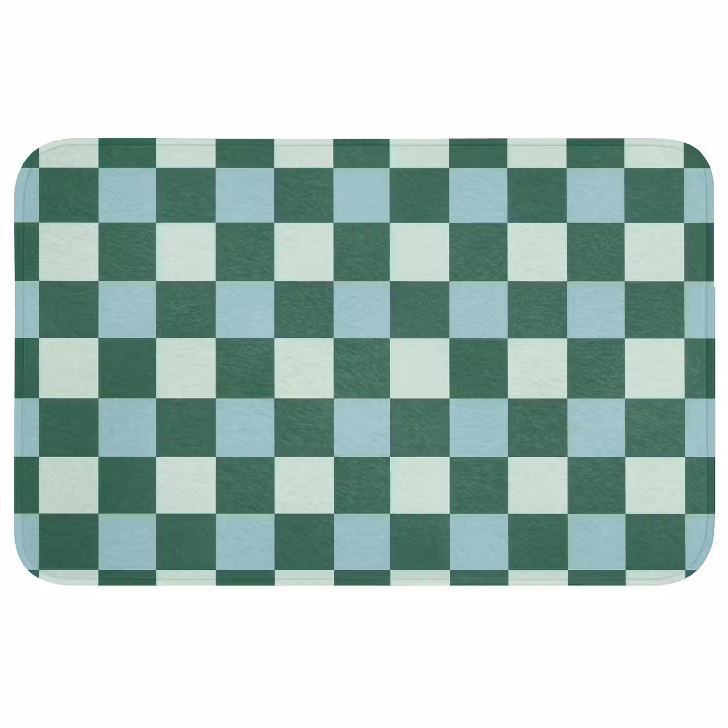 Schaakbord - Klassiek - Groen Badmat middel 997 -3d