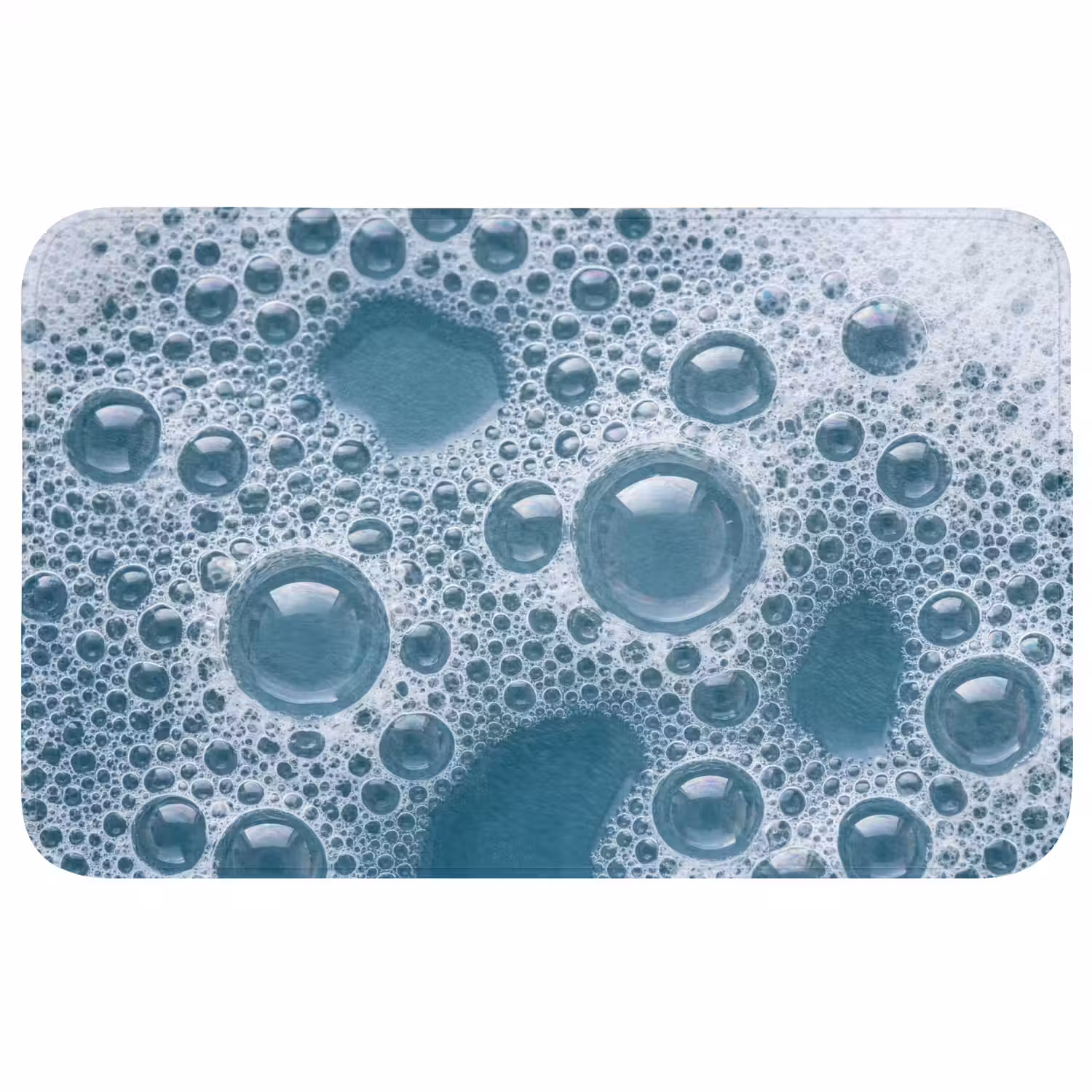 Schuim - Water - Textuur Badmat middel -3d