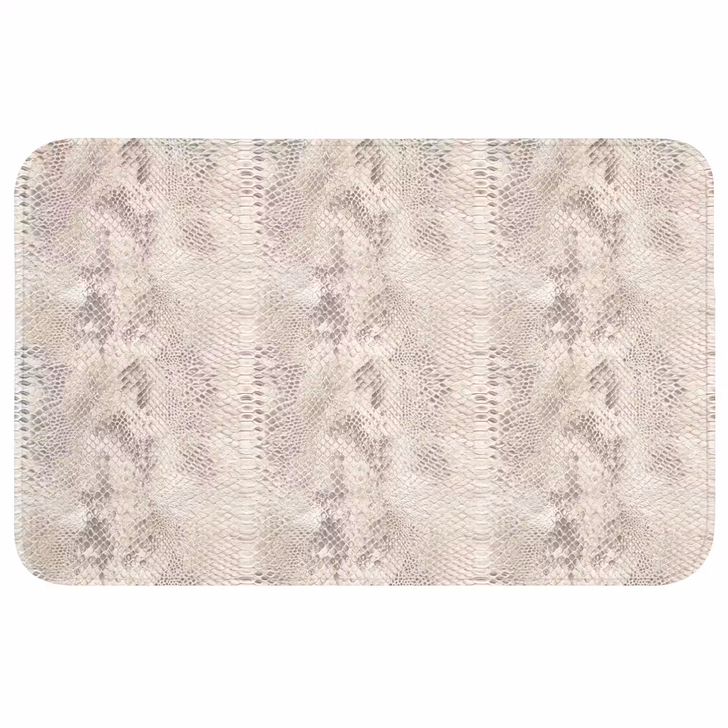 Slang - Patroon - Beige Badmat middel 997 -3d