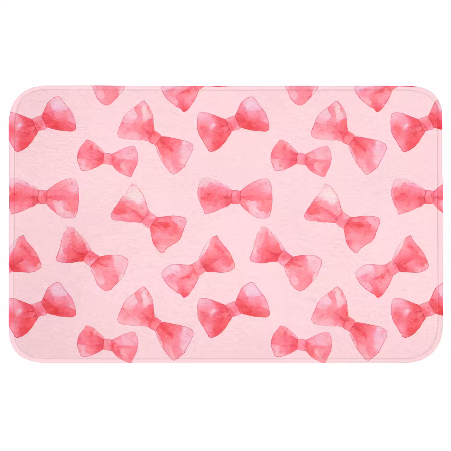 Strikken - Aquarel - Roze Badmat middel 997 -3d