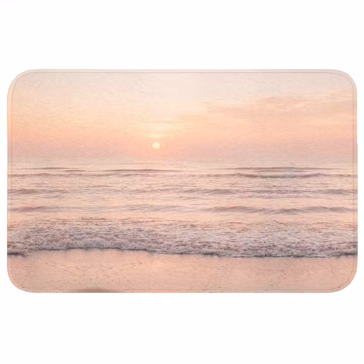 Zon - Strand - Roze Badmat middel -3d