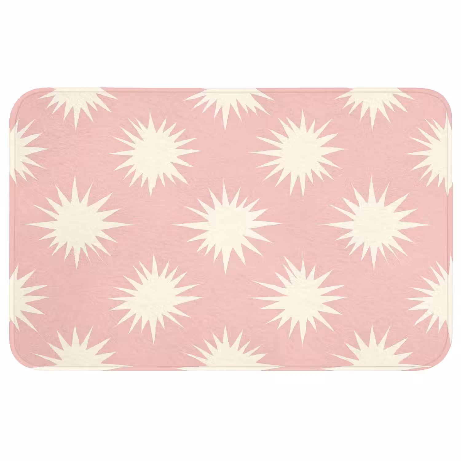 Zonnen - Patroon - Roze Badmat middel 997 -3d