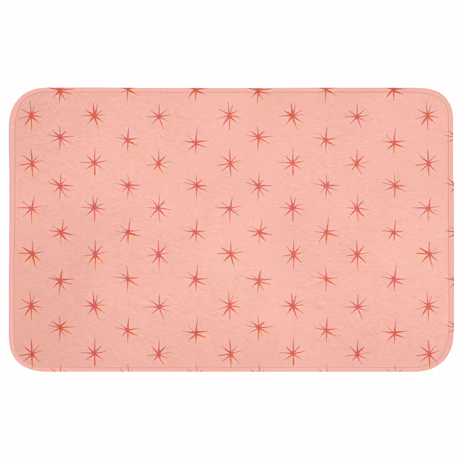 Sterretjes - Patroon - Oranje Badmat middel 997 -3d