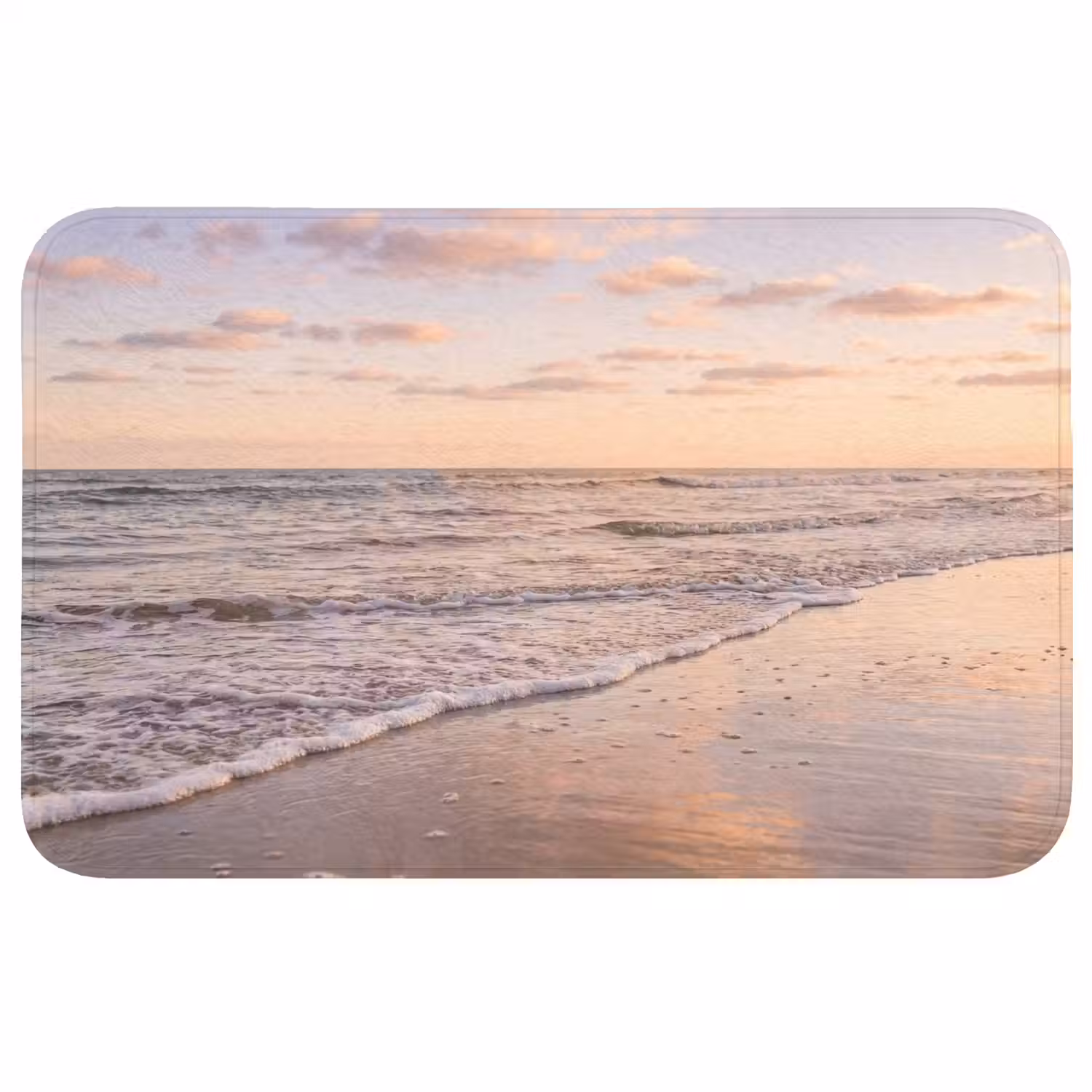 Strand - Branding - Wolken Badmat middel -3d