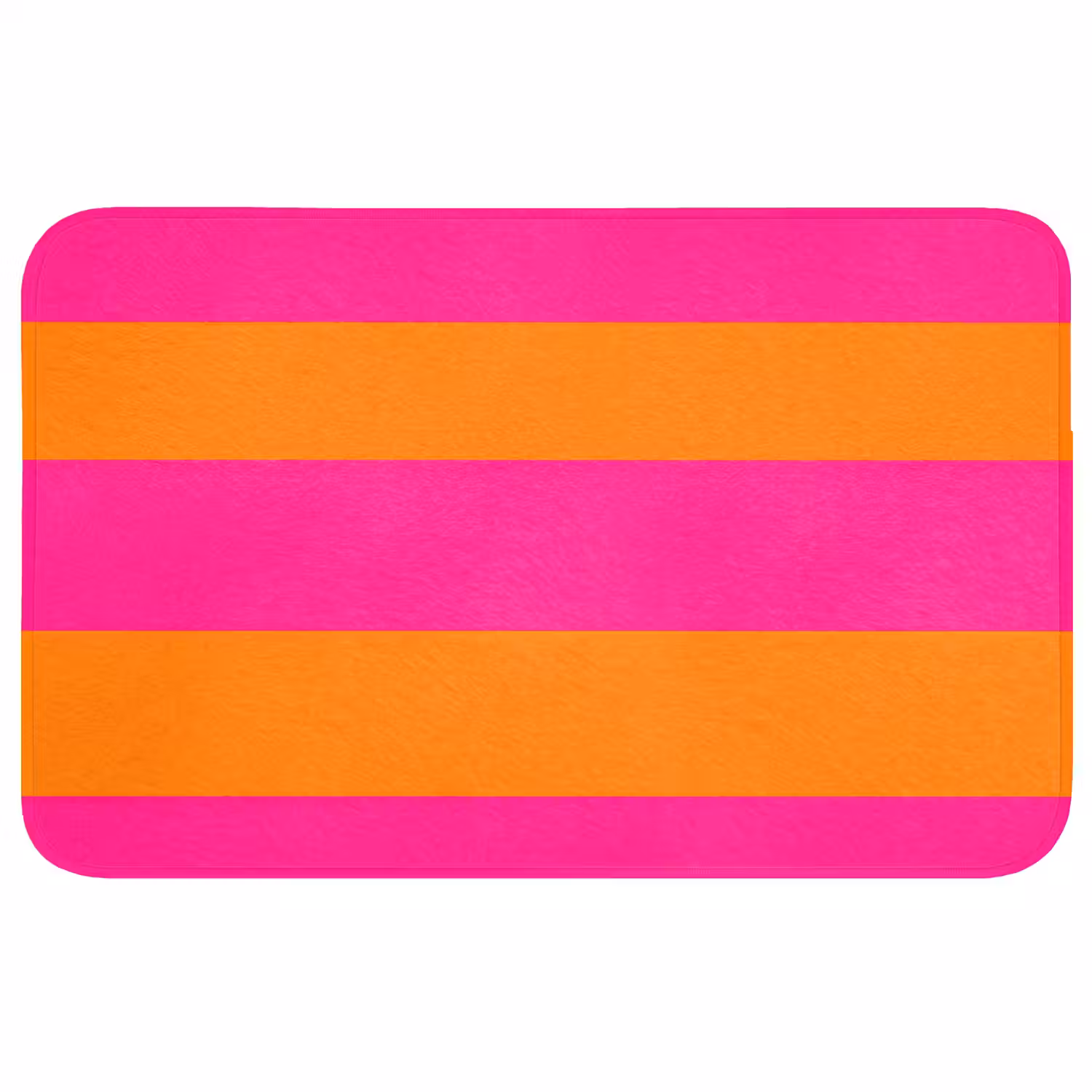 Strepen - Horizontaal - Roze Badmat middel 997 -3d