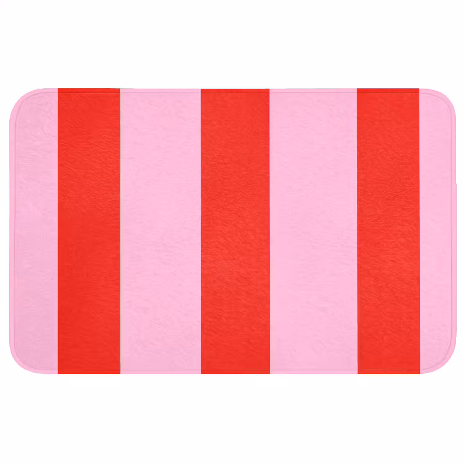 Strepen - Klassiek - Roze Badmat middel 997 -3d