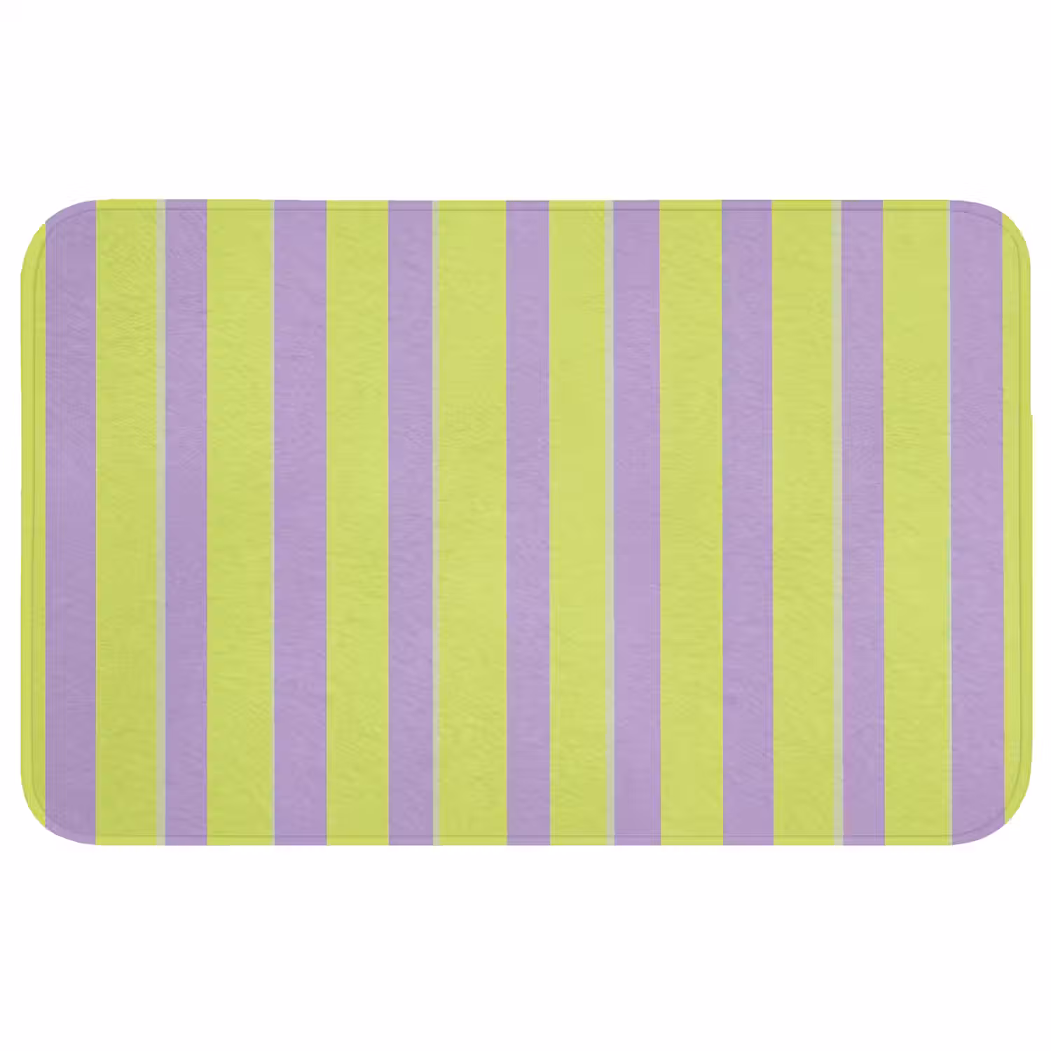 Strepen - Patroon - Groen Badmat middel 997 -3d