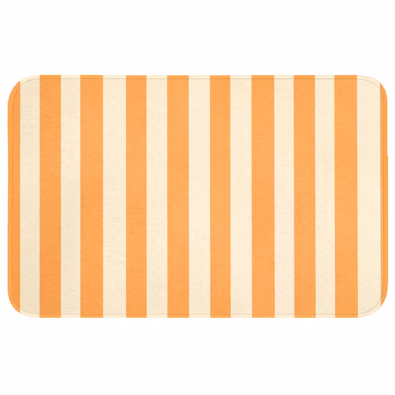 Strepen - Patroon - Oranje Badmat middel 997 -3d
