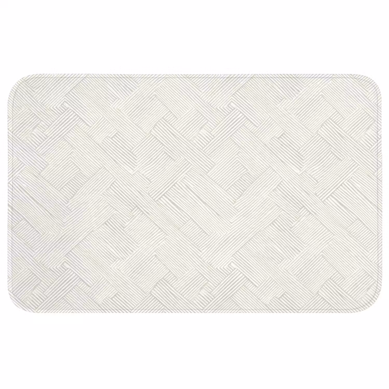 Textuur - Abstract - Beige Badmat middel 997 -3d