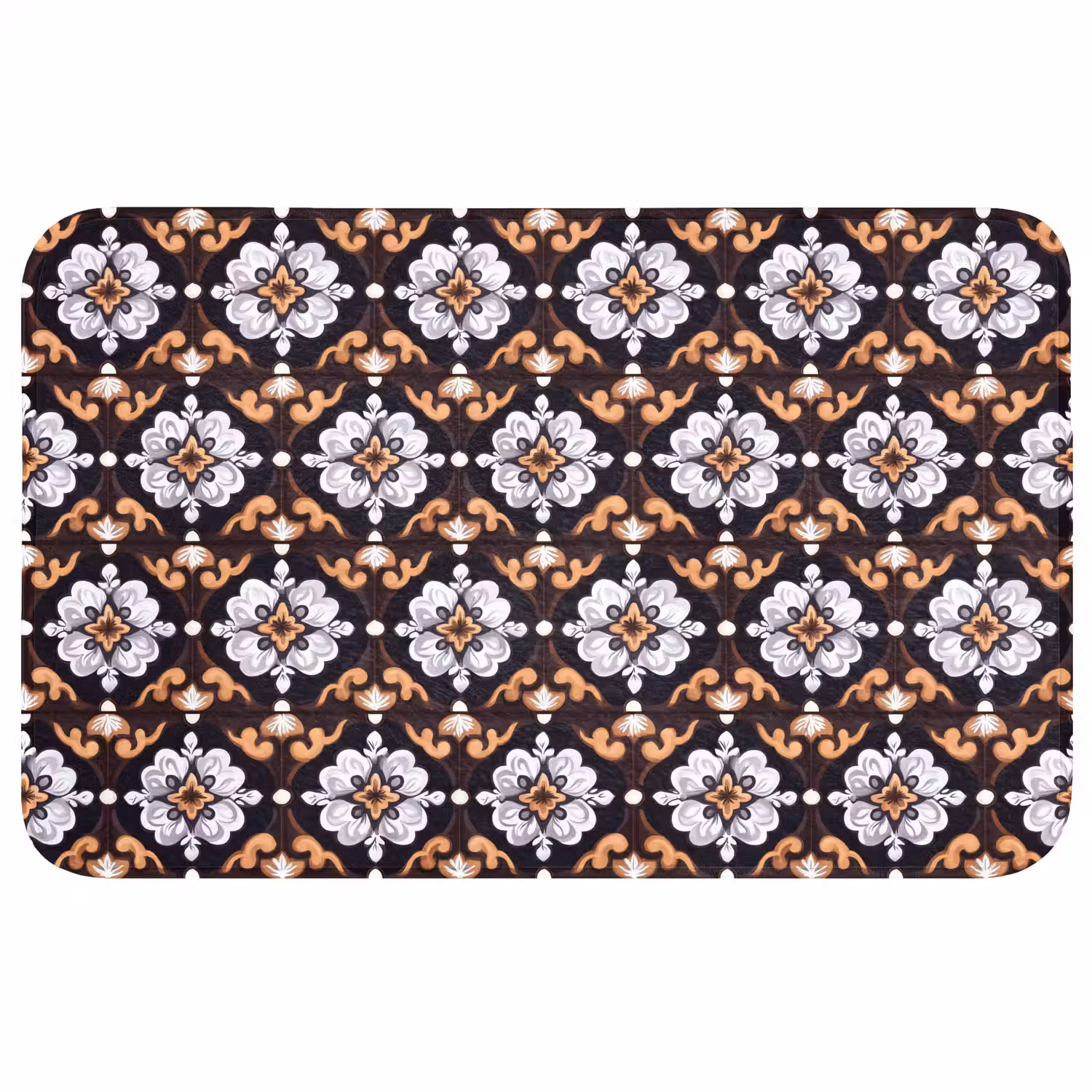 traditioneel - Element - Kleurrijk Badmat middel 997 -3d