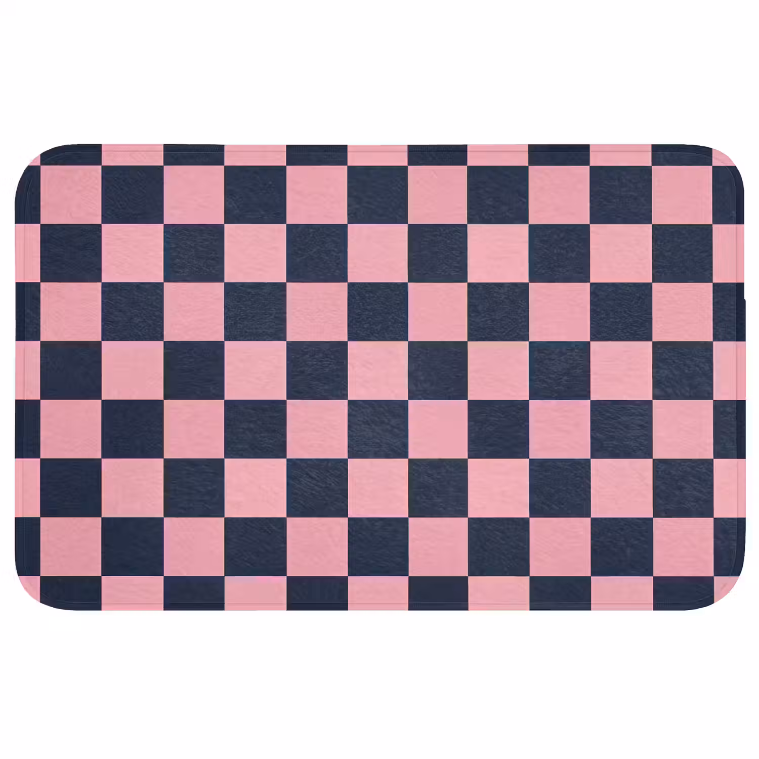 Traditioneel - Patroon - Blauw - Roze Badmat middel 997 -3d