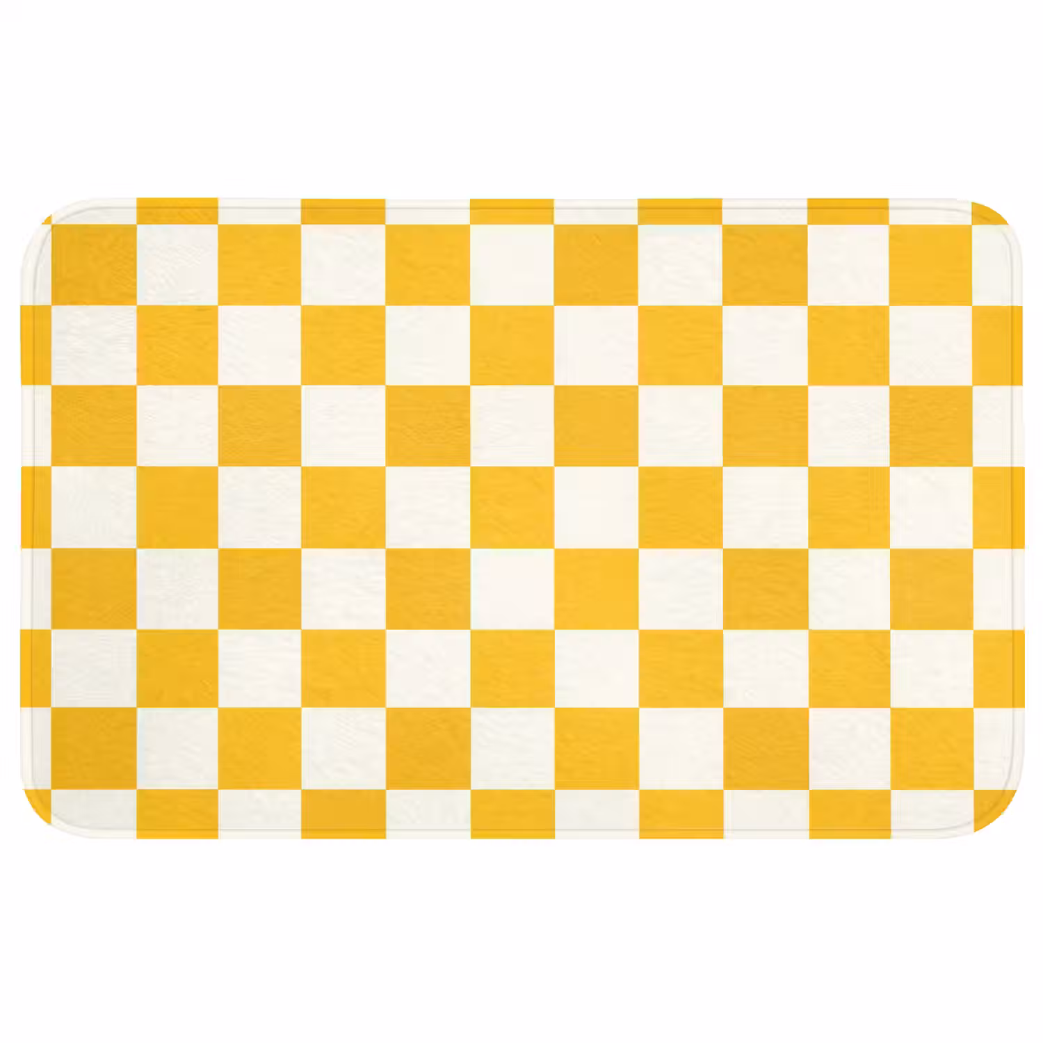 Traditioneel - Patroon - Geel Badmat middel 997 -3d