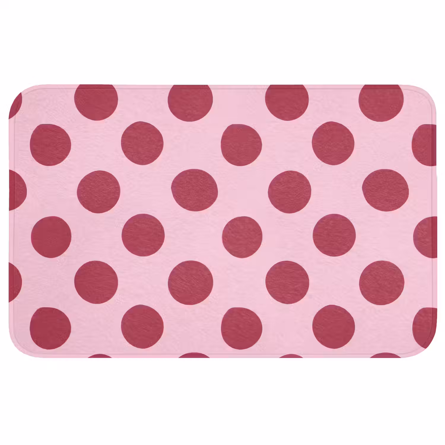 Stippen - Patroon - Bordeaux Badmat middel 997 -3d