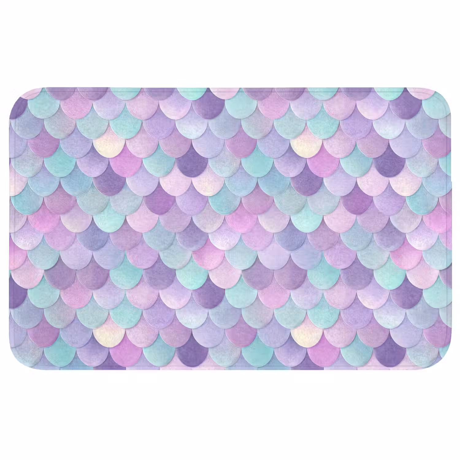 Dromerig - Zeemeermin - Pastel Badmat middel 997 -3d