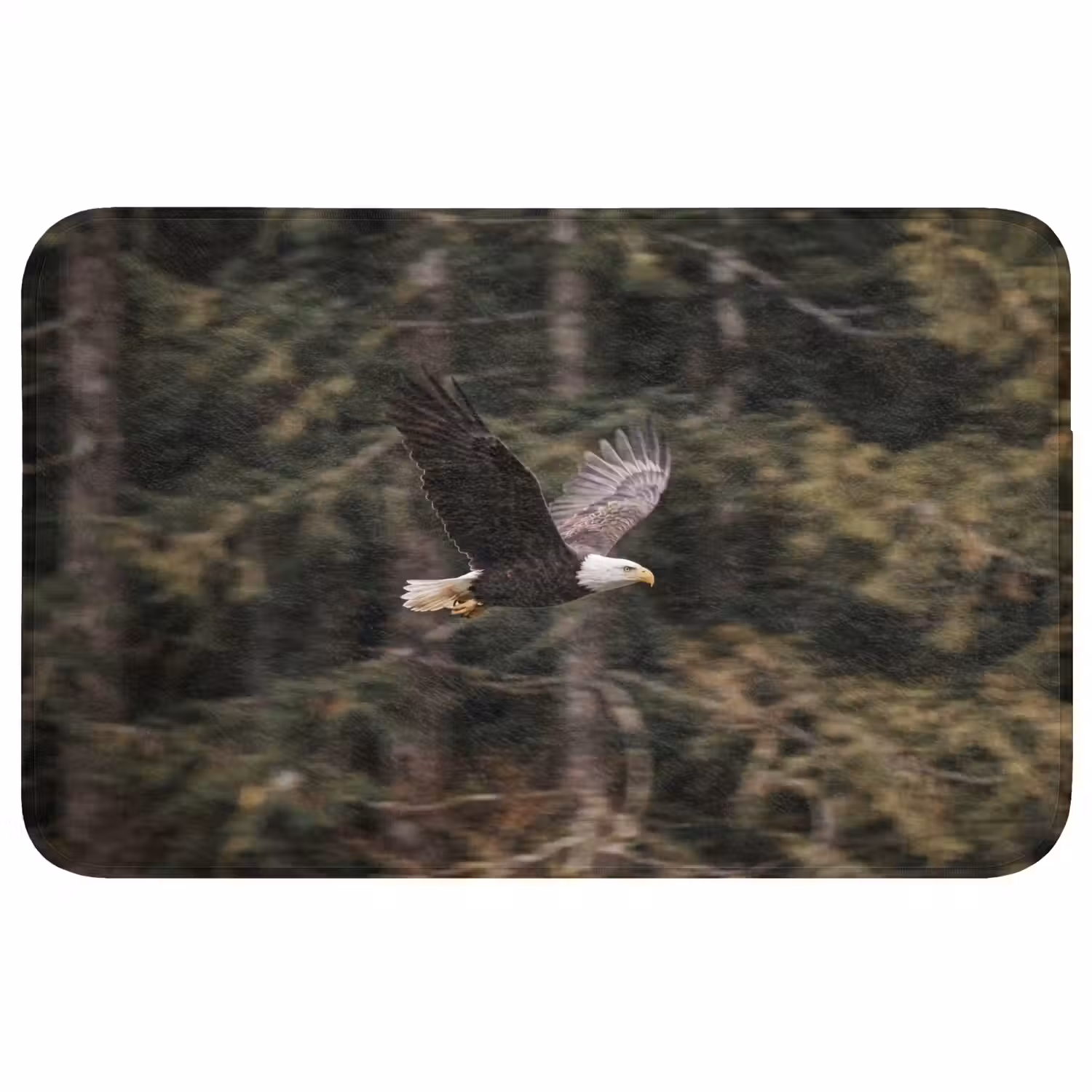 Zeearend - Vliegen - Bos - Natuur Badmat middel -3d
