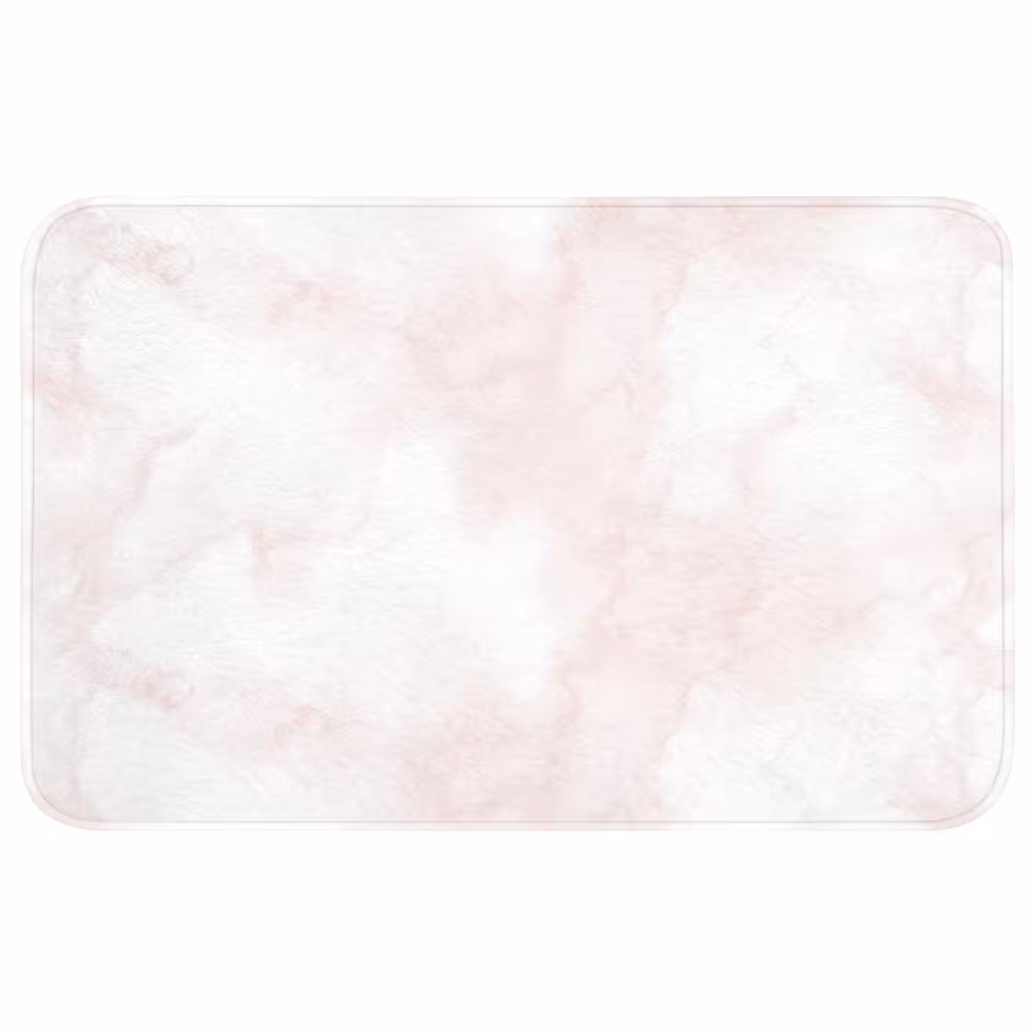 Wolkenstructuur - Roze - Marmer Badmat middel 997 -3d