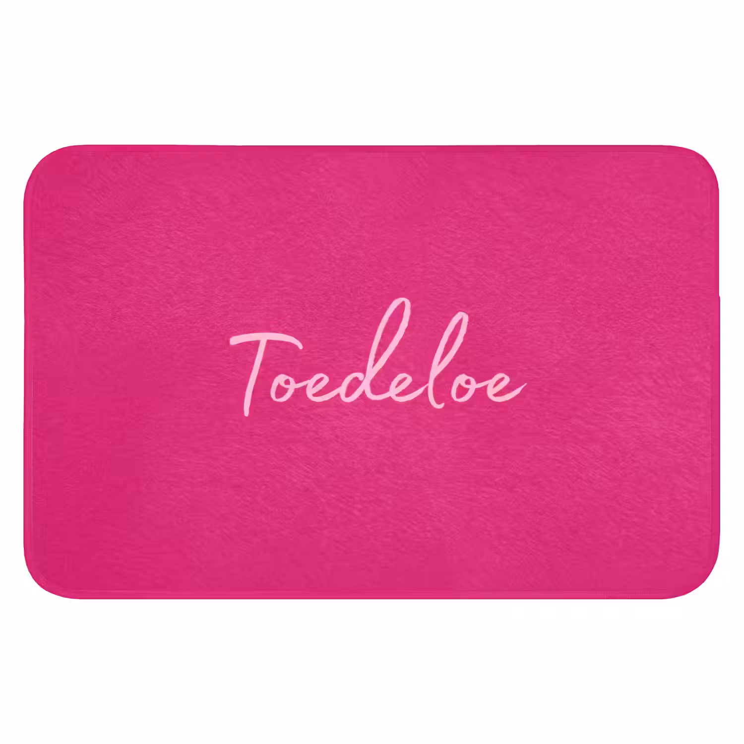 Toedeloe - Roze Badmat klein -3d