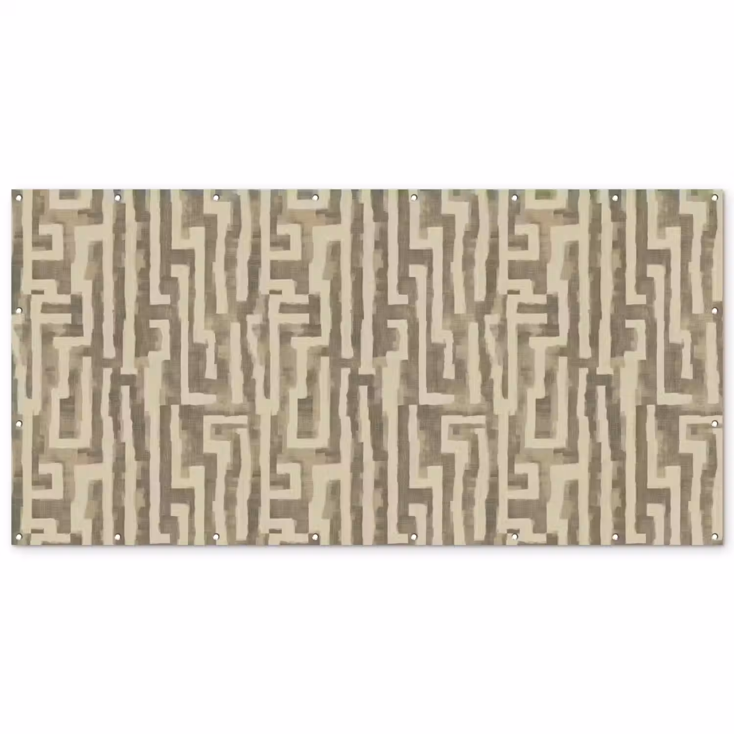 Abstract - Geometrisch - Groen Balkonbeschermer Duitsland klein 596 -zz_3d