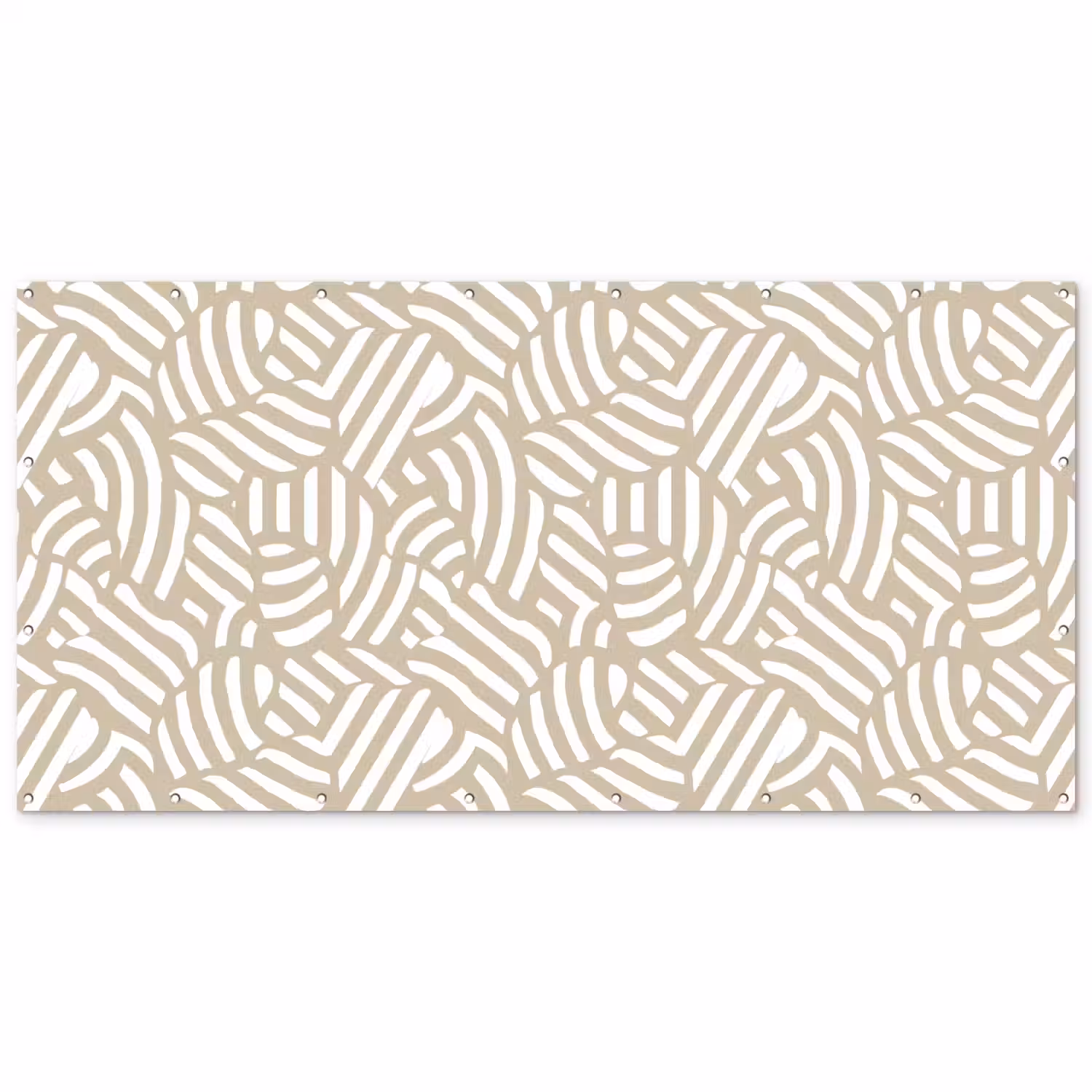 Abstract - Modern - Beige Balkonbeschermer Duitsland klein 596 -zz_3d