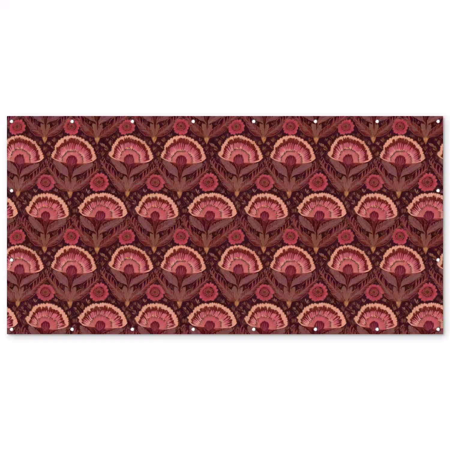 Antiek - Bloemen - Kleurrijk Balkonbeschermer Duitsland klein 596 -zz_3d