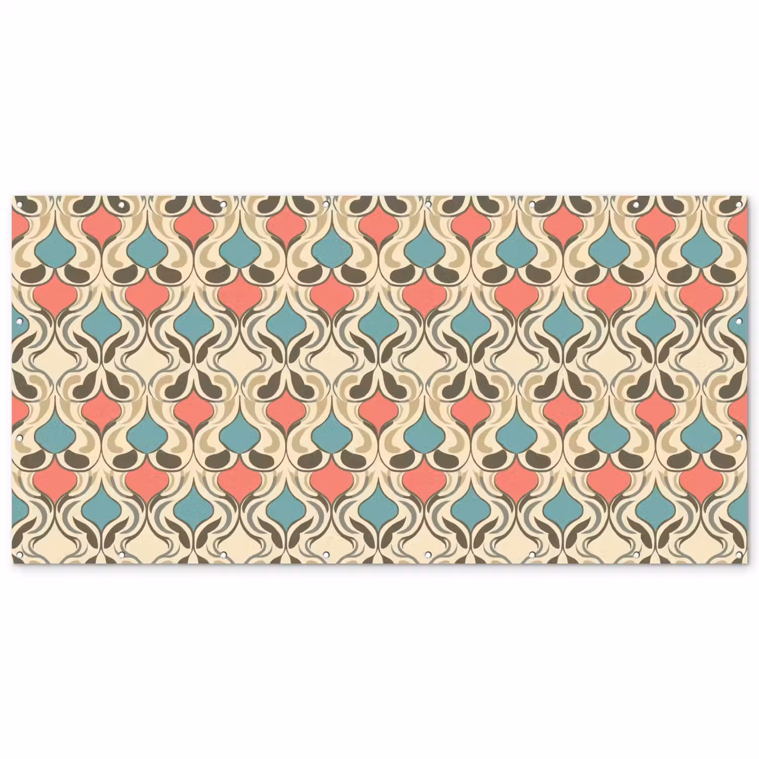 Barok - Retro - Kleurrijk Balkonbeschermer Duitsland klein 596 -zz_3d