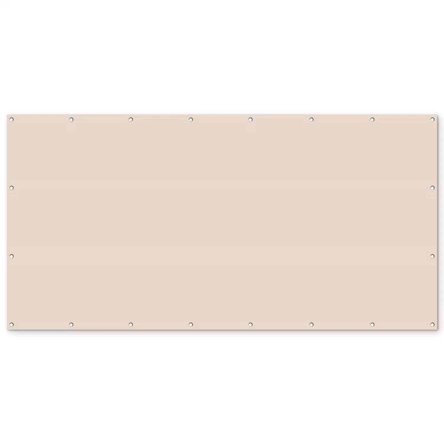 Beige - Effen kleur Balkonbeschermer Duitsland klein 596 -zz_3d