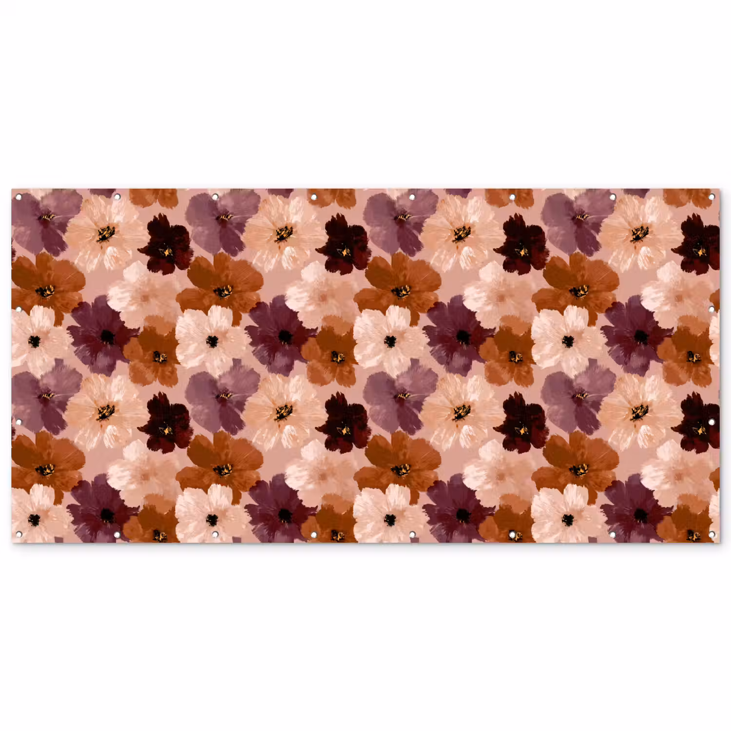 Bloemen - Abstract - Aardetinten Balkonbeschermer Duitsland klein 596 -zz_3d