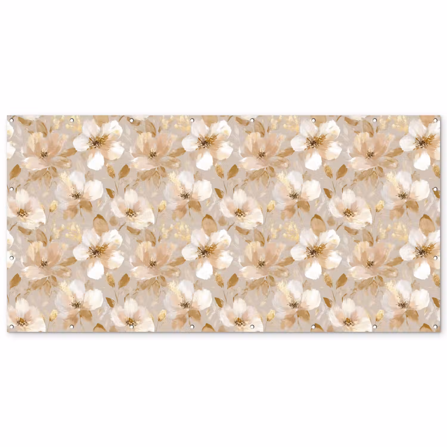 Bloemen - artistiek - Goud Balkonbeschermer Duitsland klein 596 -zz_3d
