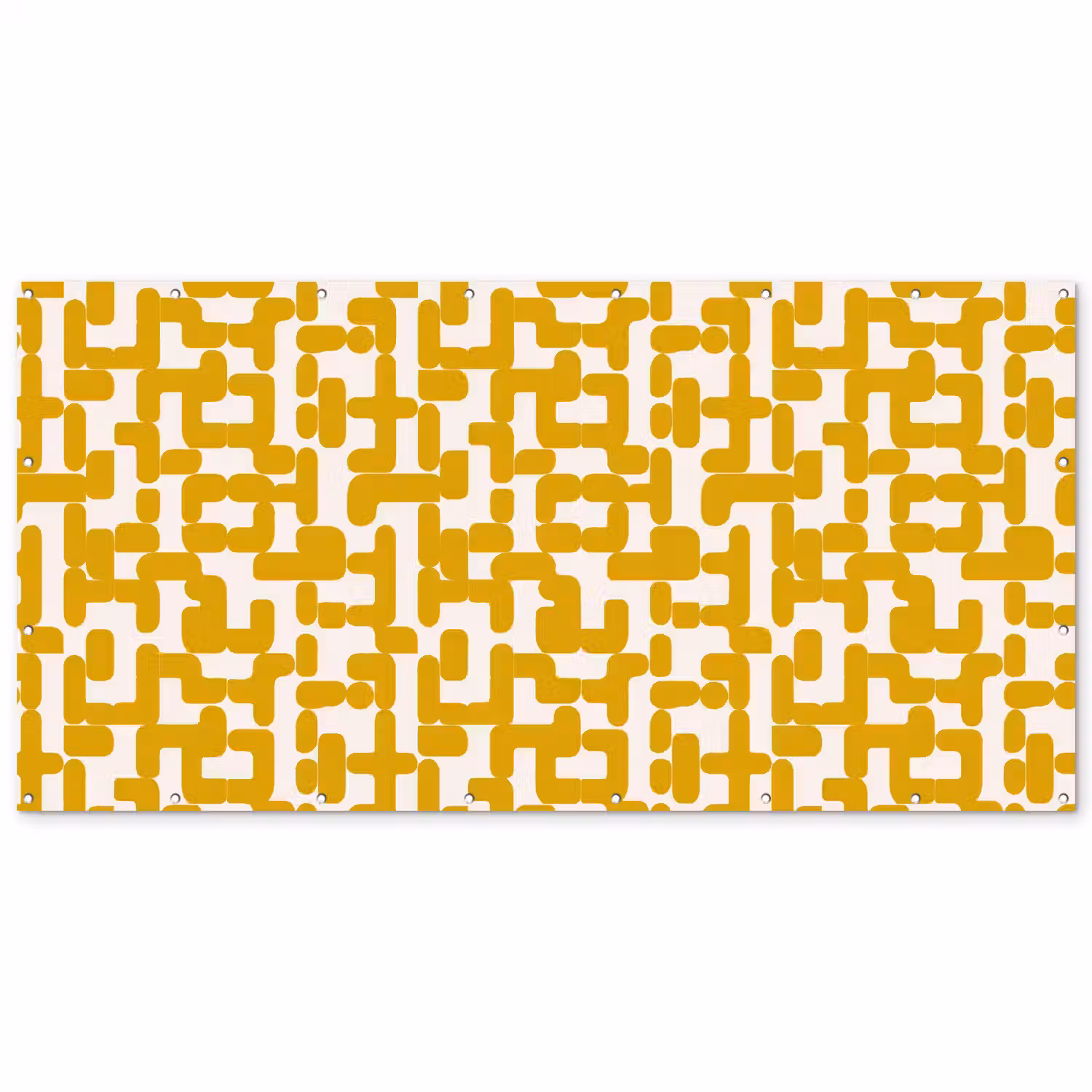 Geel - Beige - Patroon Balkonbeschermer Duitsland klein 596 -zz_3d